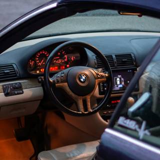 BMW interior 4k wallpaper