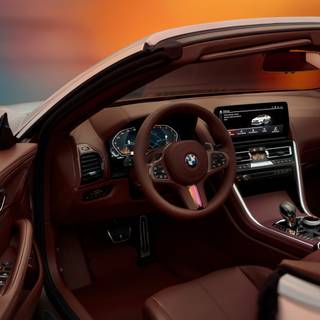 BMW interior 4k wallpaper