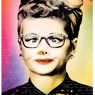 I Love Lucy 1950s TV poster wallpaper