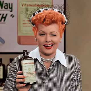 I Love Lucy 1950s TV poster wallpaper