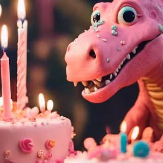 Dino birthday wallpaper