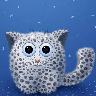 Abstract cat wallpaper