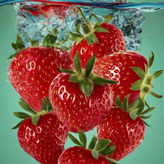 Strawberry 4k iPhone wallpaper