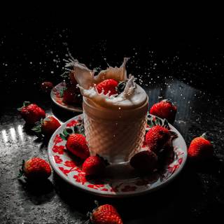 Strawberry 4k iPhone wallpaper