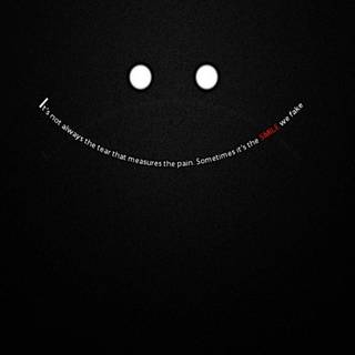 Fake smile wallpaper
