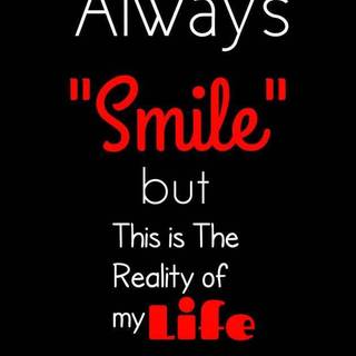 Fake smile wallpaper