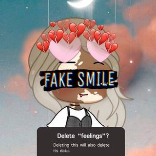 Fake smile wallpaper