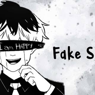 Fake smile wallpaper