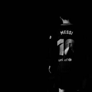 Lionel Messi black wallpaper