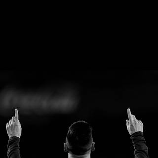 Lionel Messi black wallpaper