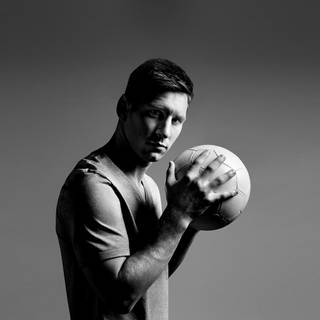 Lionel Messi black wallpaper