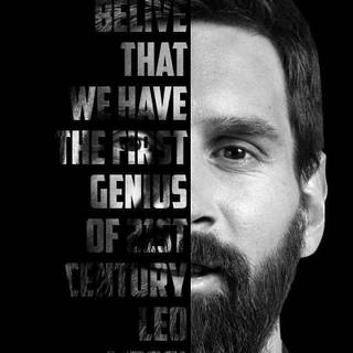 Lionel Messi black wallpaper