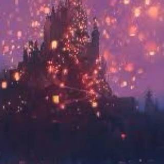 Tangled lanterns wallpaper