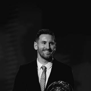 Lionel Messi black wallpaper