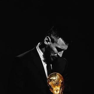 Lionel Messi black wallpaper