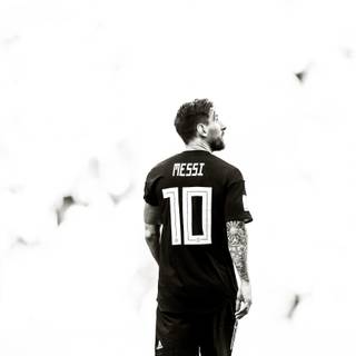 Lionel Messi black wallpaper