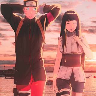 Naruto and Hinata love wallpaper