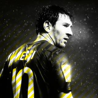 Lionel Messi black wallpaper