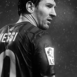 Lionel Messi black wallpaper