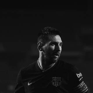 Lionel Messi black wallpaper