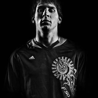 Lionel Messi black wallpaper