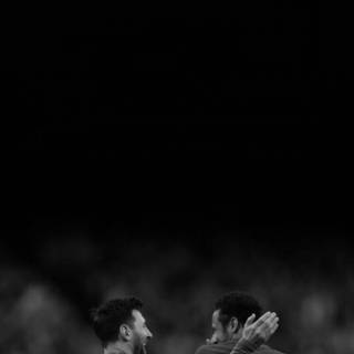 Lionel Messi black wallpaper