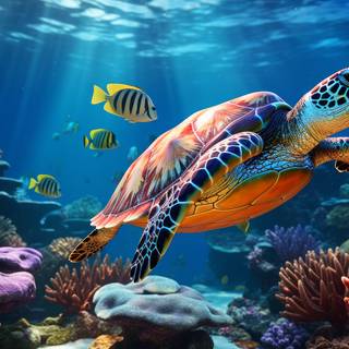 Turtle computer wallpaper