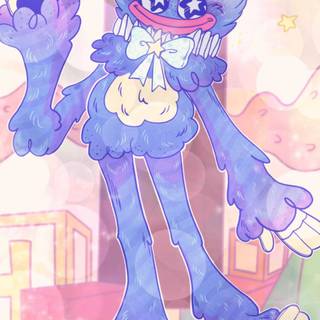 Preppy Huggy Wuggy wallpaper