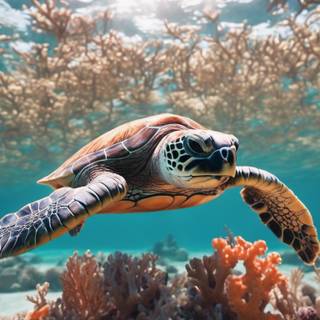 Turtle computer wallpaper