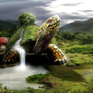 Turtle computer wallpaper