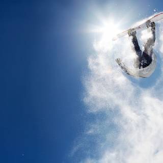 Extreme ski jump wallpaper