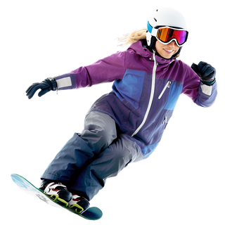 Female snowboarder wallpaper