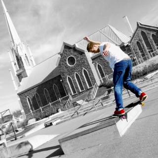 Street skateboarding wallpaper