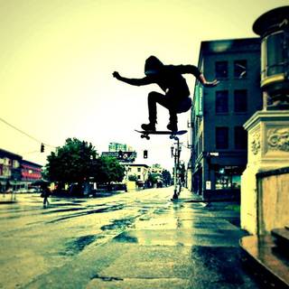 Street skateboarding wallpaper