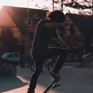 Street skateboarding wallpaper