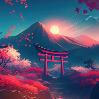 Japanese PC 4k wallpaper