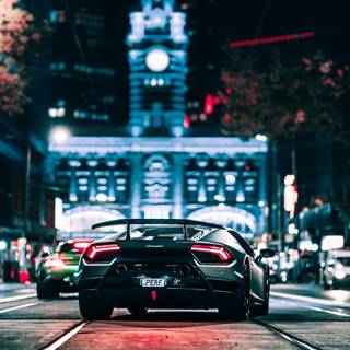 Lamborghini 4k night wallpaper