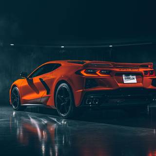 Corvette C8 4k wallpaper