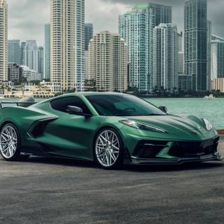 Corvette C8 4k wallpaper