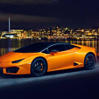 Lamborghini 4k night wallpaper