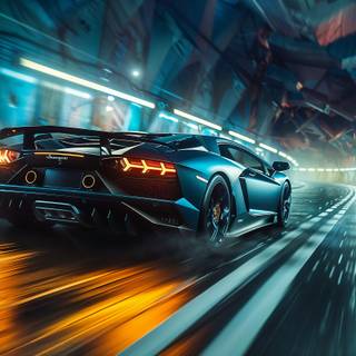 Lamborghini 4k night wallpaper