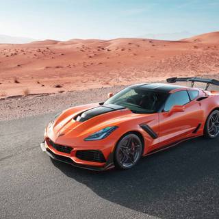 Corvette C8 4k wallpaper