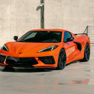 Corvette C8 4k wallpaper