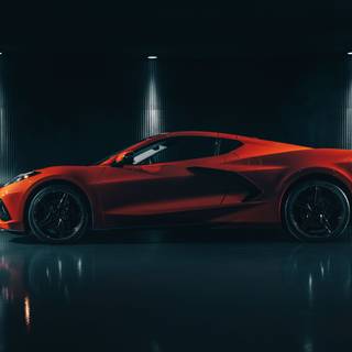 Corvette C8 4k wallpaper