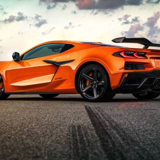 Corvette C8 4k wallpaper