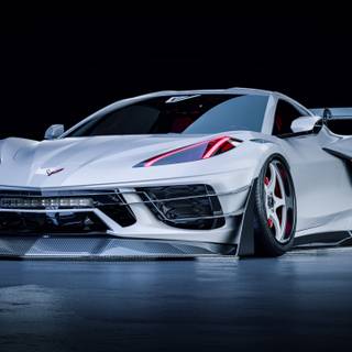 Corvette C8 4k wallpaper