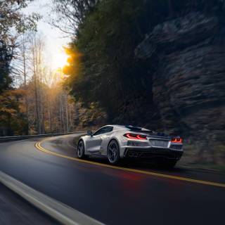 Corvette C8 4k wallpaper