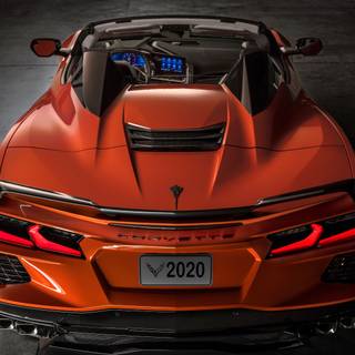 Corvette C8 4k wallpaper