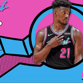 Pink and blue desktop basketball wallpaper