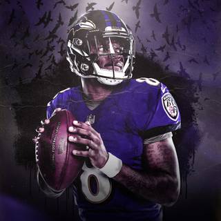 Lamar Jackson phone wallpaper